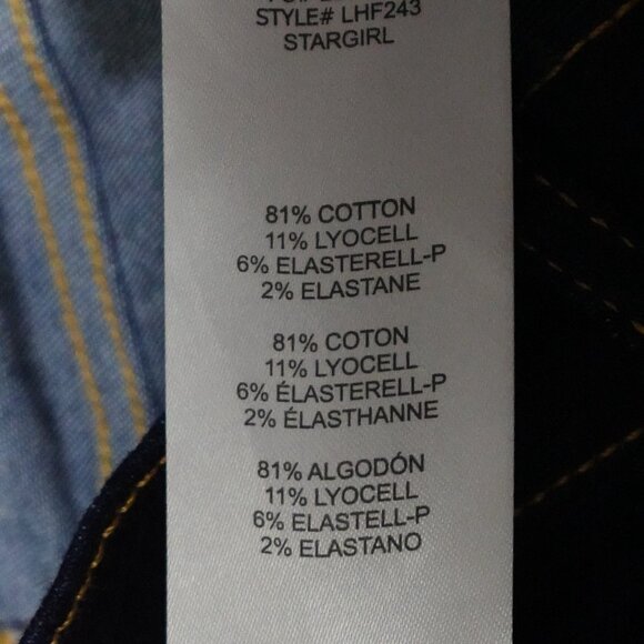 Frame Le High Flare Jeans Women's Size 27 Dark Wash Denim Flat Front Workwear - Picture 7 of 14